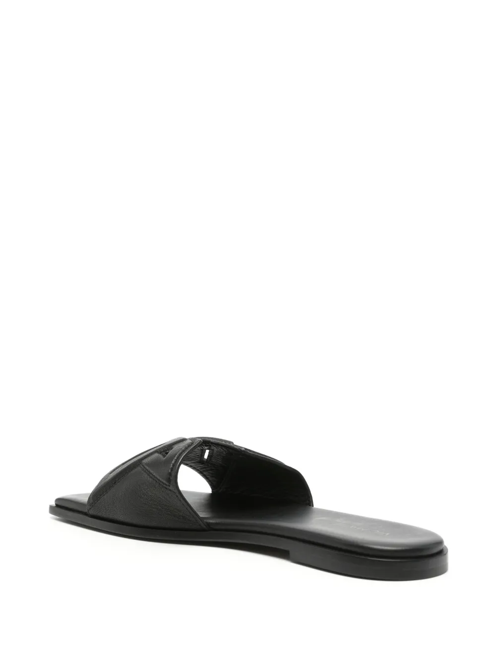 Vic Matie leather flats Black