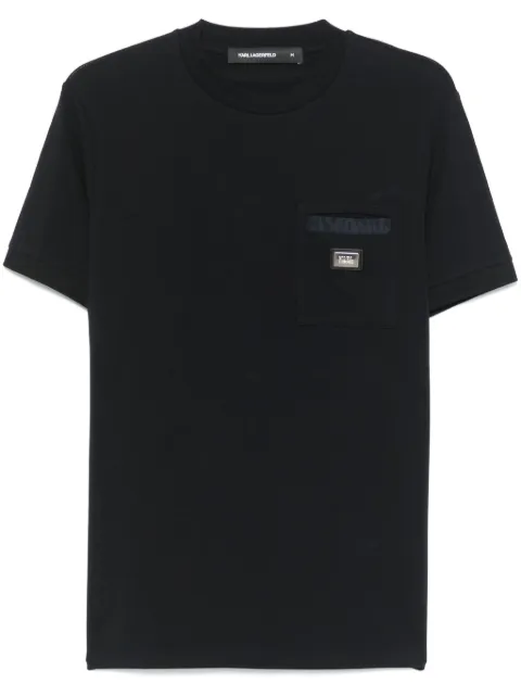 Karl Lagerfeld logo-plaque T-shirt