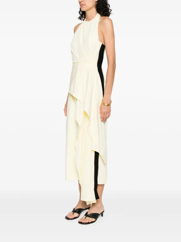 knee length dresses for ladies Navy Selene Midi Dress