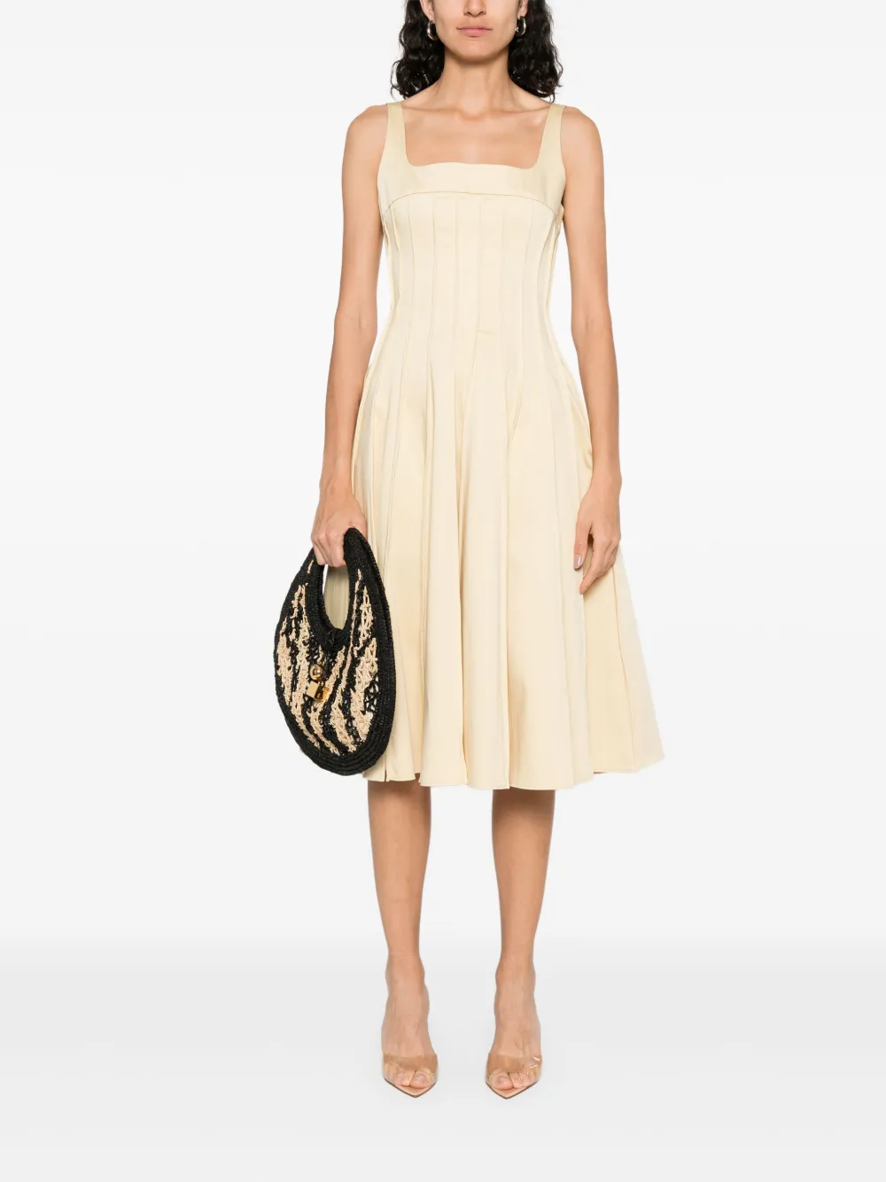 16Arlington Amalia midi-jurk - Geel