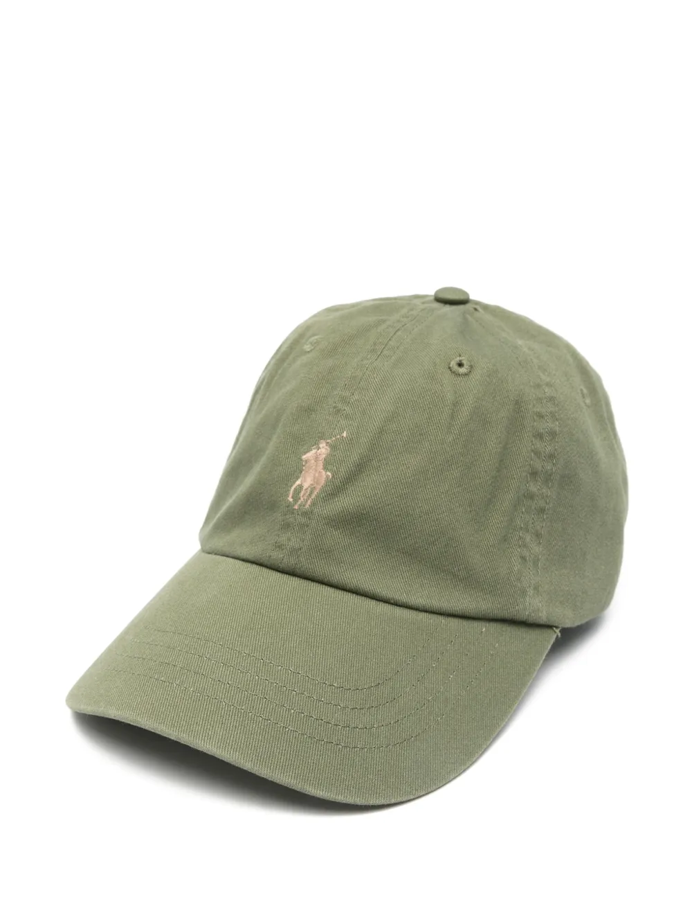 Polo Ralph Lauren logo-embroidered baseball cap - グリーン Polo Ralph Lauren logo-embroidered baseball cap - グリーン