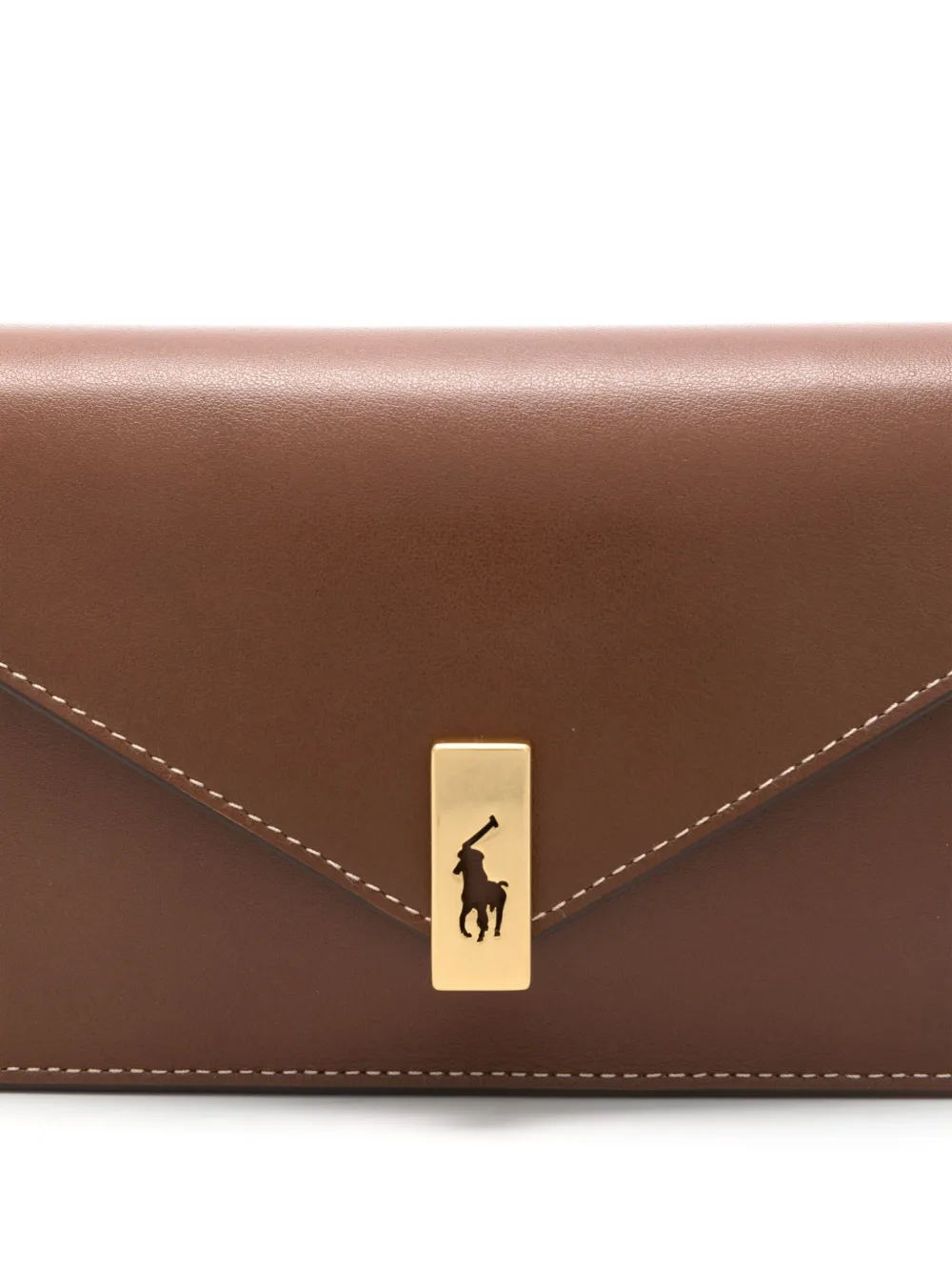 Polo Ralph Lauren Polo ID portemonnee met ketting Bruin