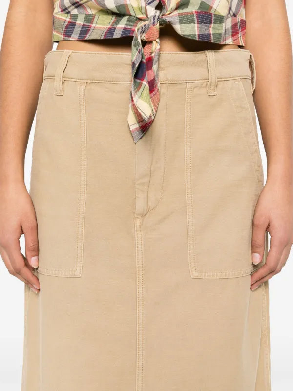 Polo Ralph Lauren Ricky Midi Skirt | Neutrals | FARFETCH Polo Ralph Lauren Ricky Midi Skirt | Neutrals | FARFETCH