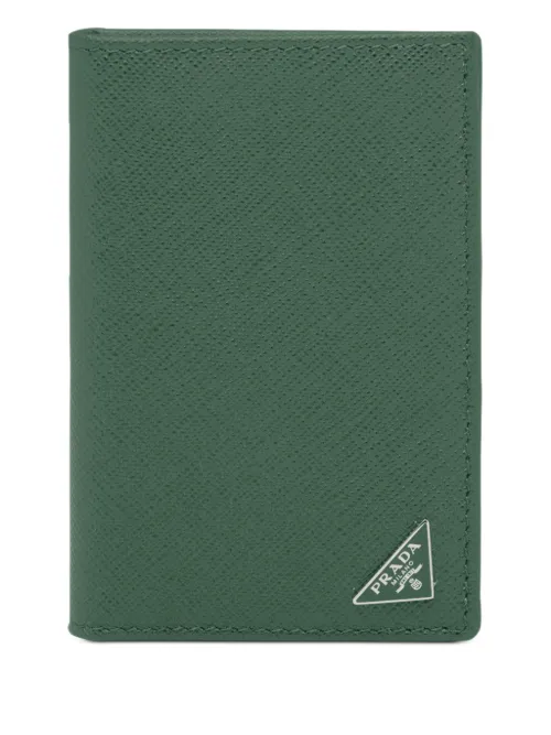 Porte-cartes à logo triangulaire - Prada - Modalova