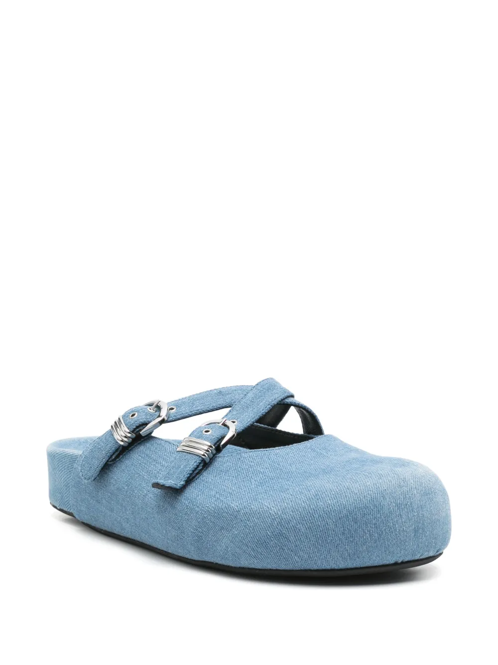 Vic Matie Denim muiltjes - Blauw