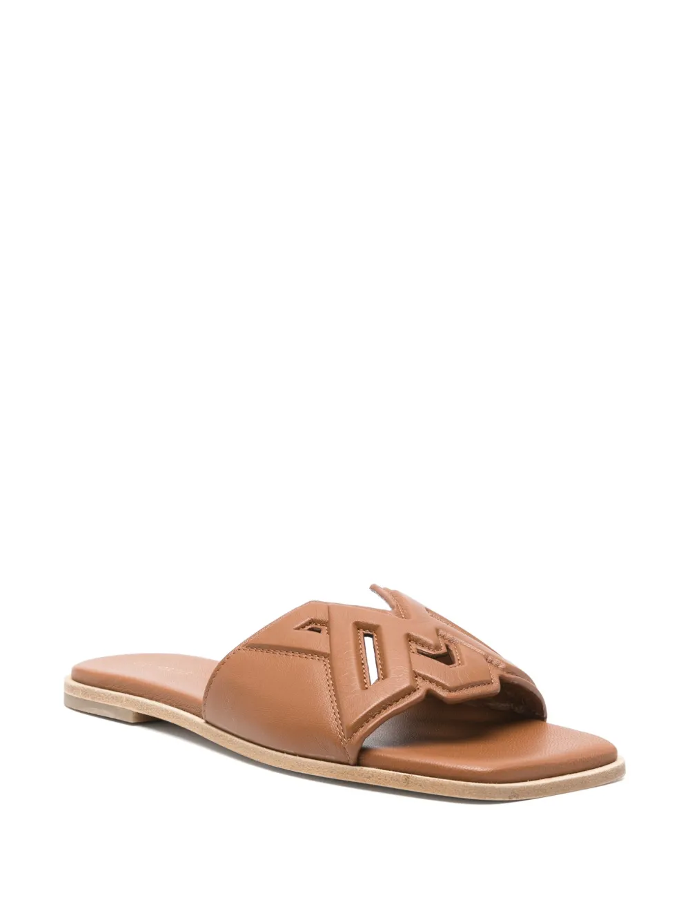 Vic Matie Leren sandalen - Bruin