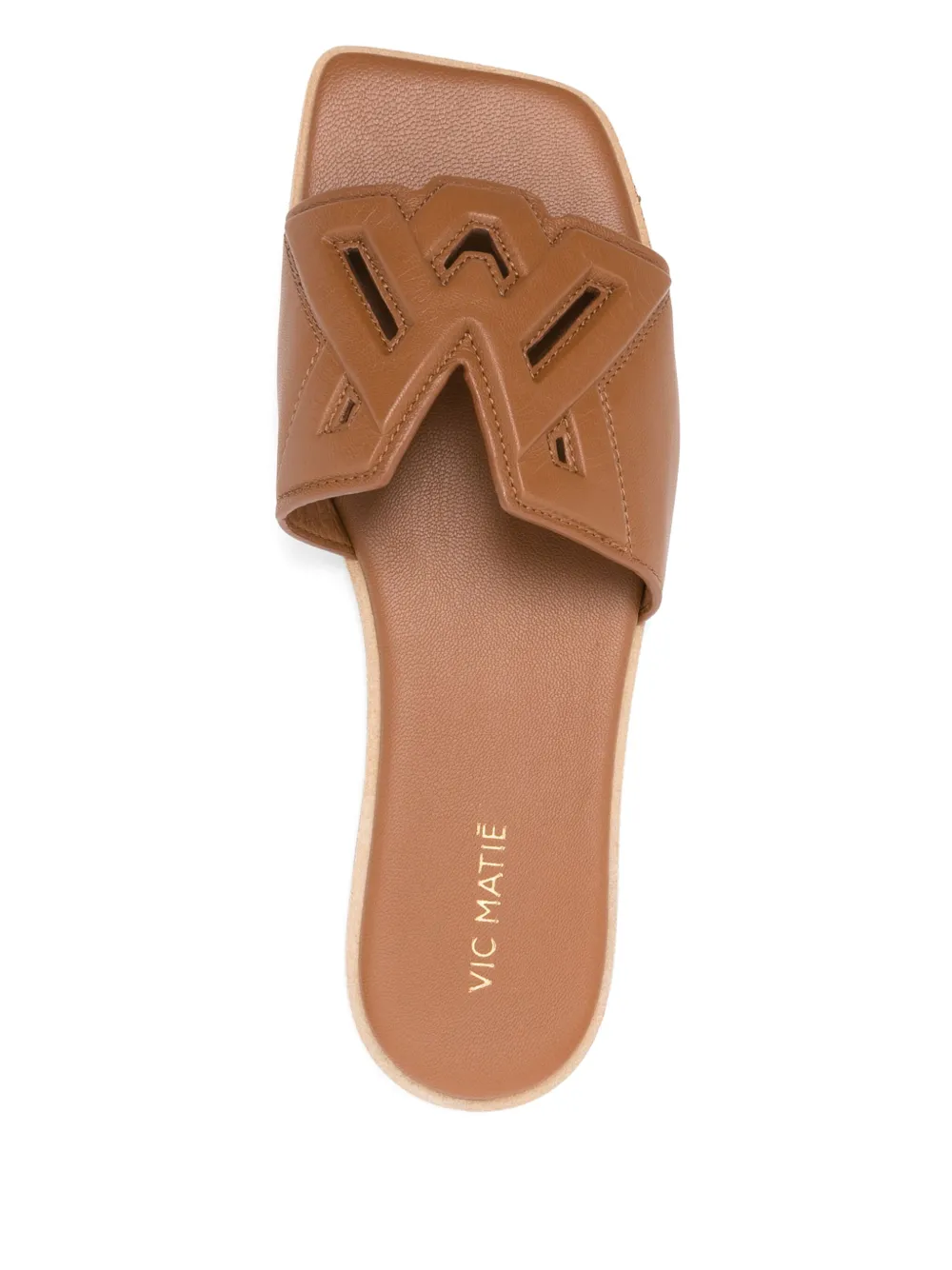 Vic Matie leather sandals Brown