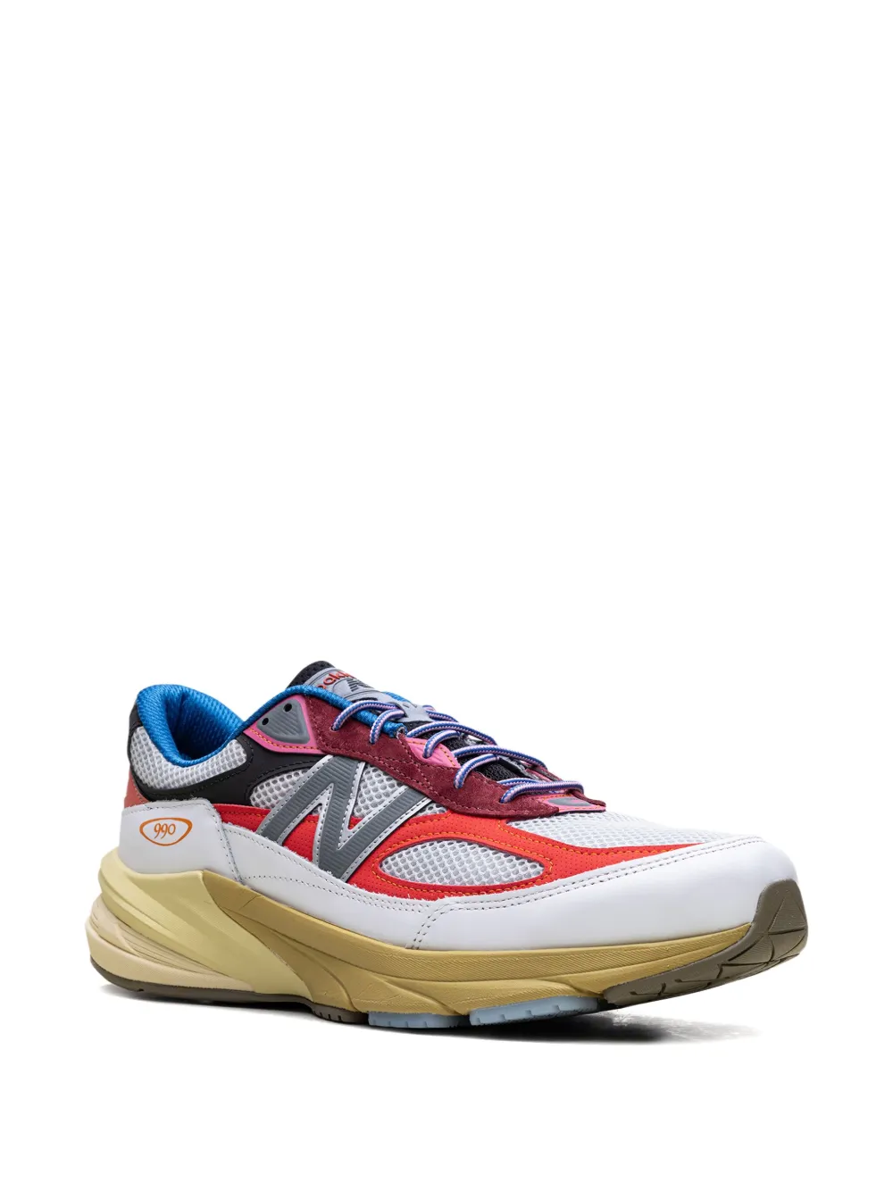 New Balance 990 "Action Bronson- Hi Pink Royal Blue" sneakers White