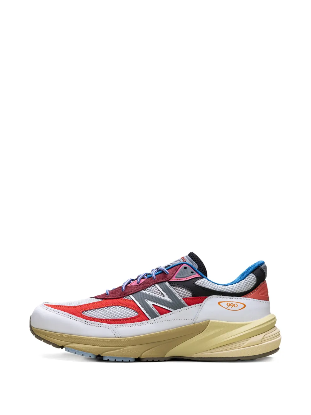 New Balance 990 "Action Bronson- Hi Pink Royal Blue" sneakers White