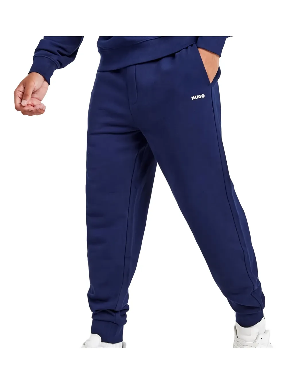 HUGO cotton track pants - Blu
