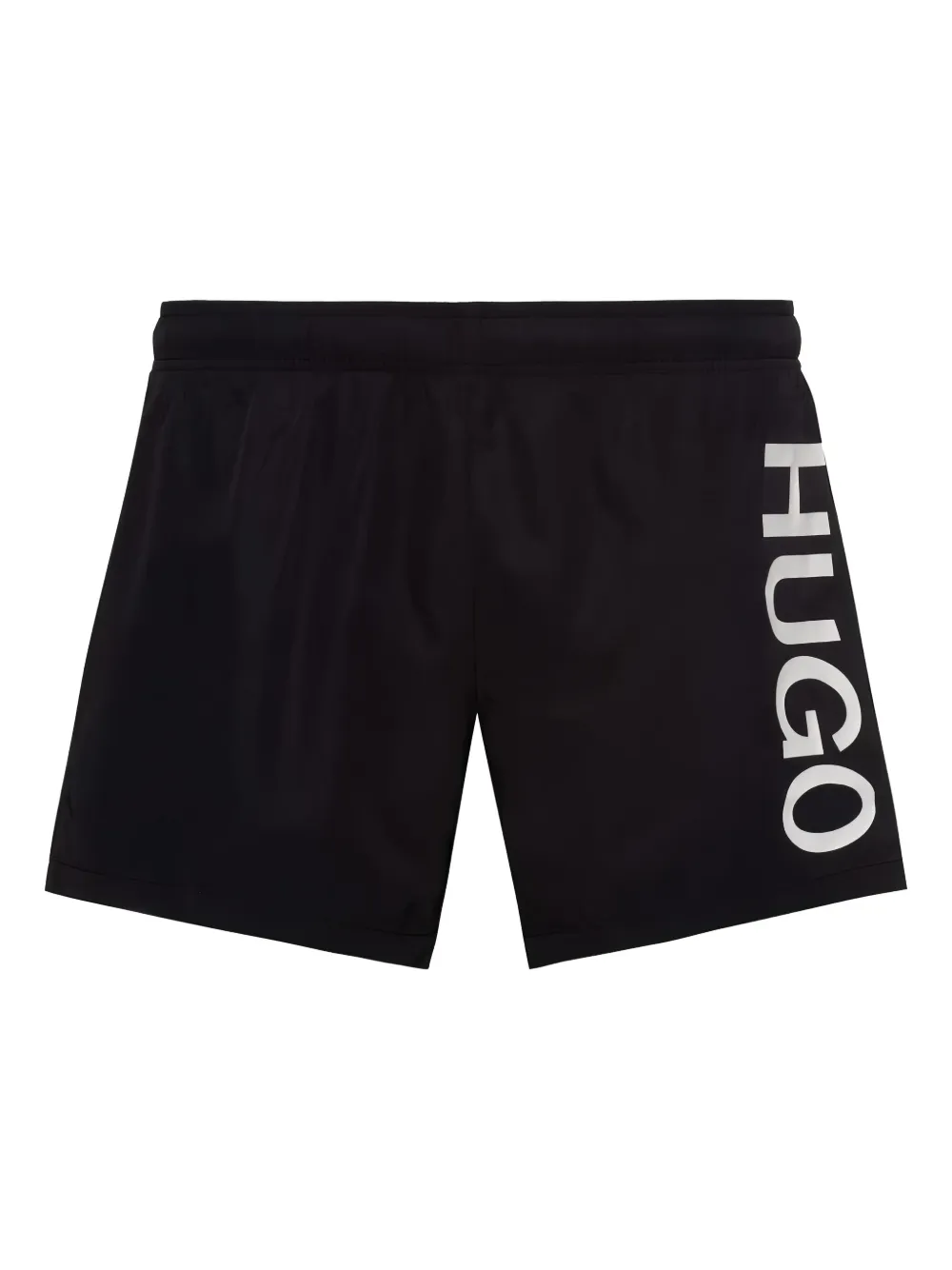 HUGO Zwembroek met logodetail Zwart