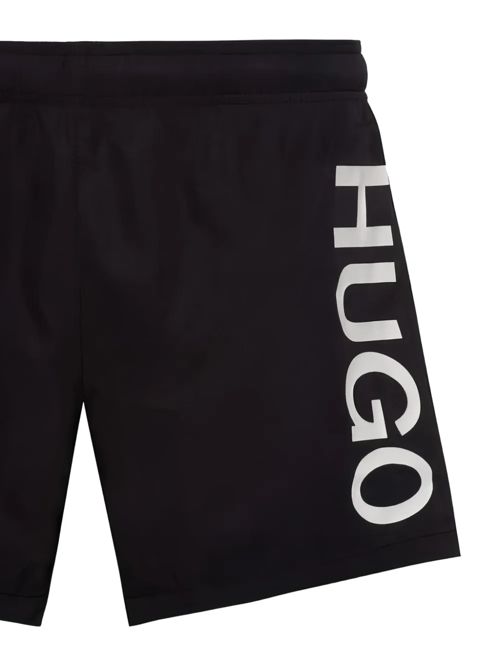 HUGO Zwembroek met logodetail Zwart