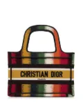 Christian Dior Pre-Owned 2020 Mini D-Stripes Book Tote handbag - Yellow