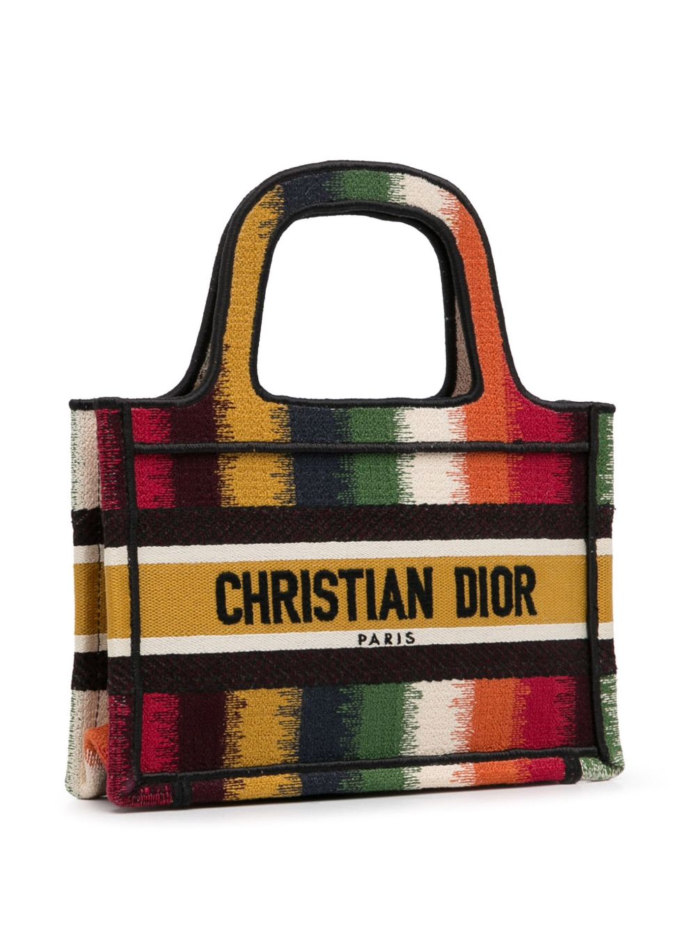 Christian Dior Pre-Owned 2020 kleine D-Stripes Book shopper - Geel