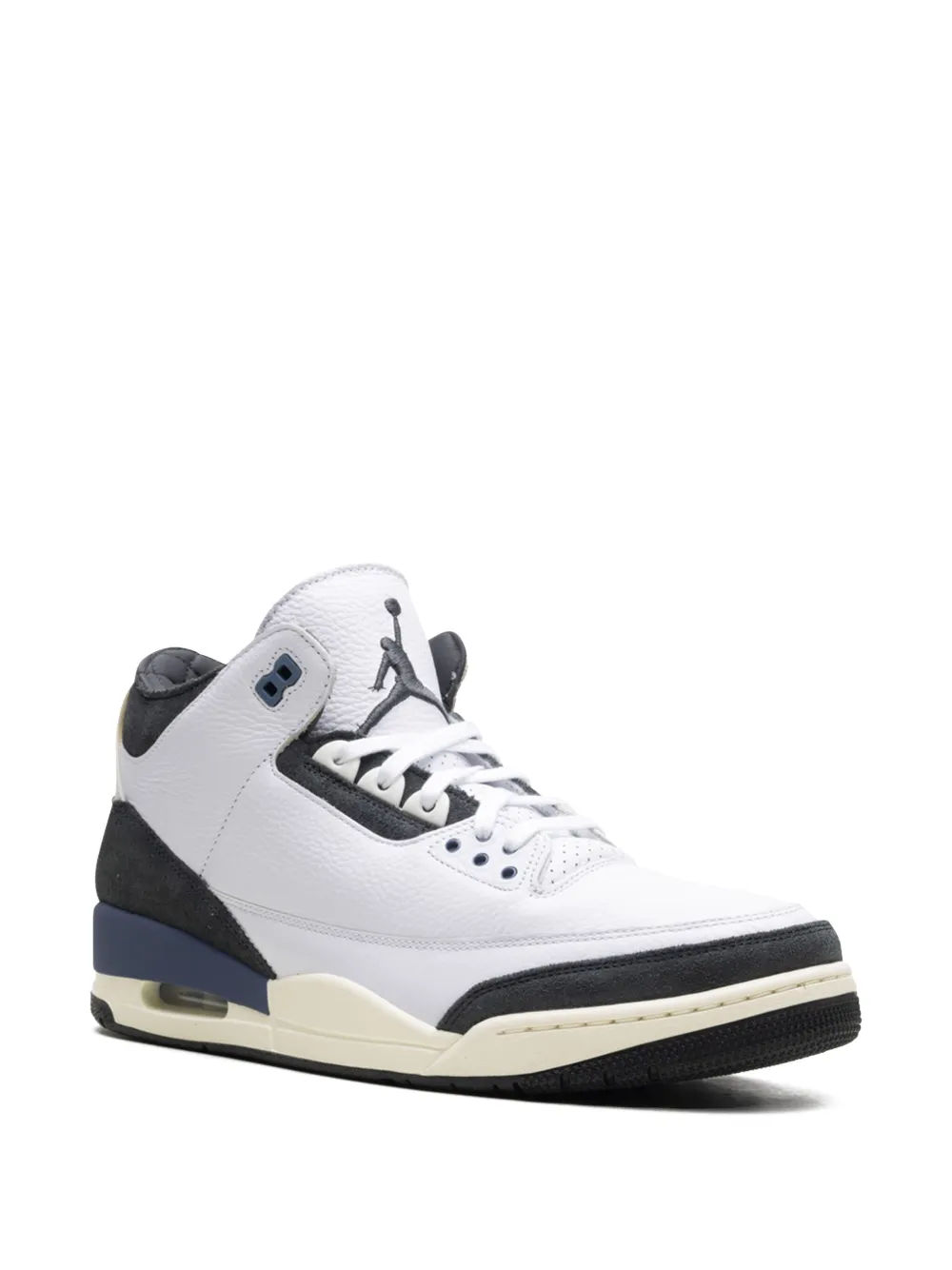 Jordan Air 3 OG SP "A Ma Maniére Diffused Blue White Muslin Anthracite" sneakers Wit