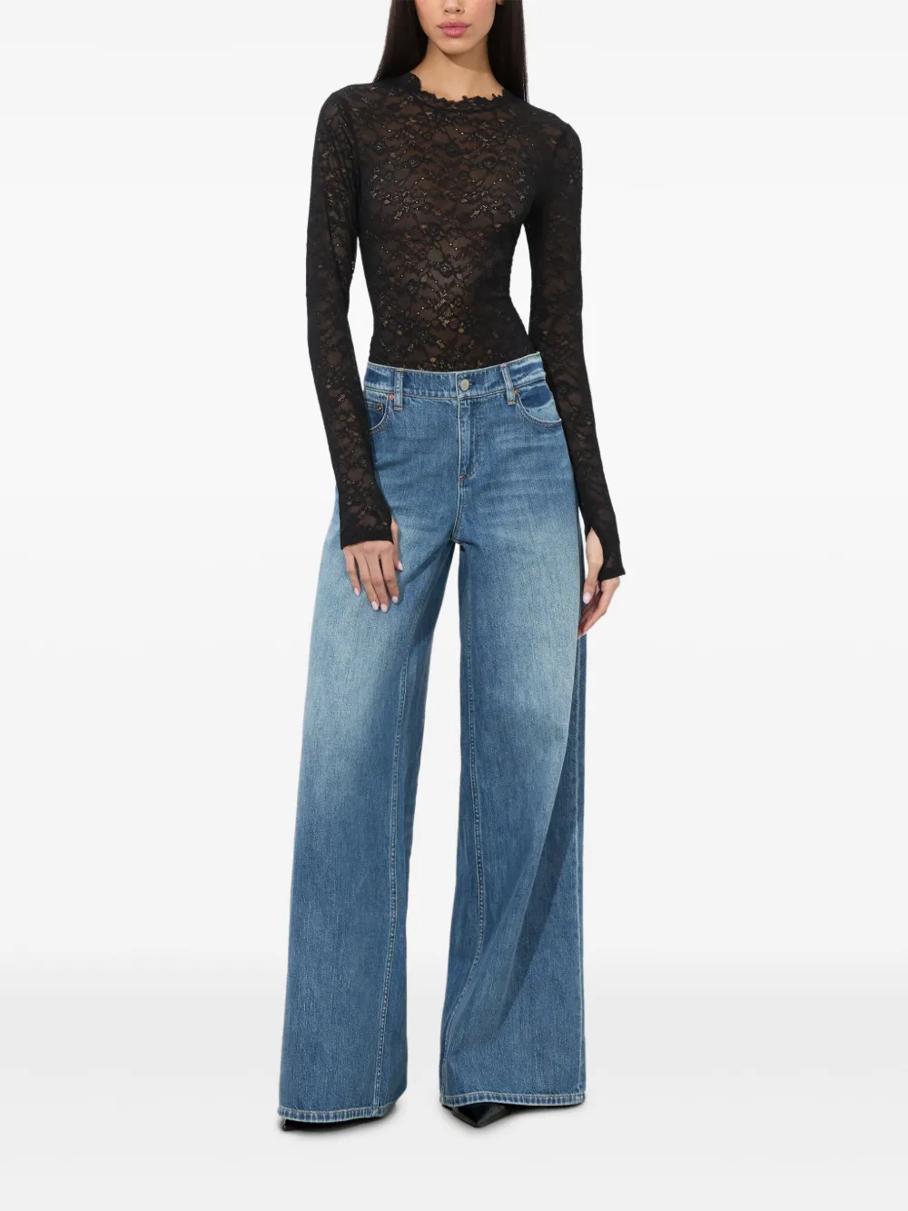 Alice + olivia Harper jeans - Blauw