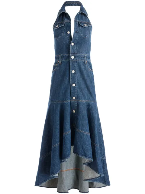 alice + olivia vestido midi Juana