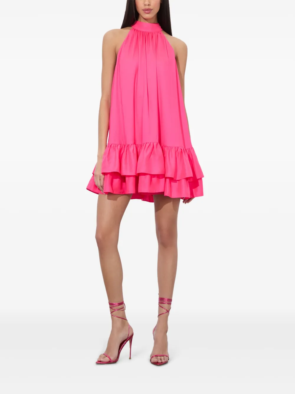 alice + olivia Erna jurk - Roze