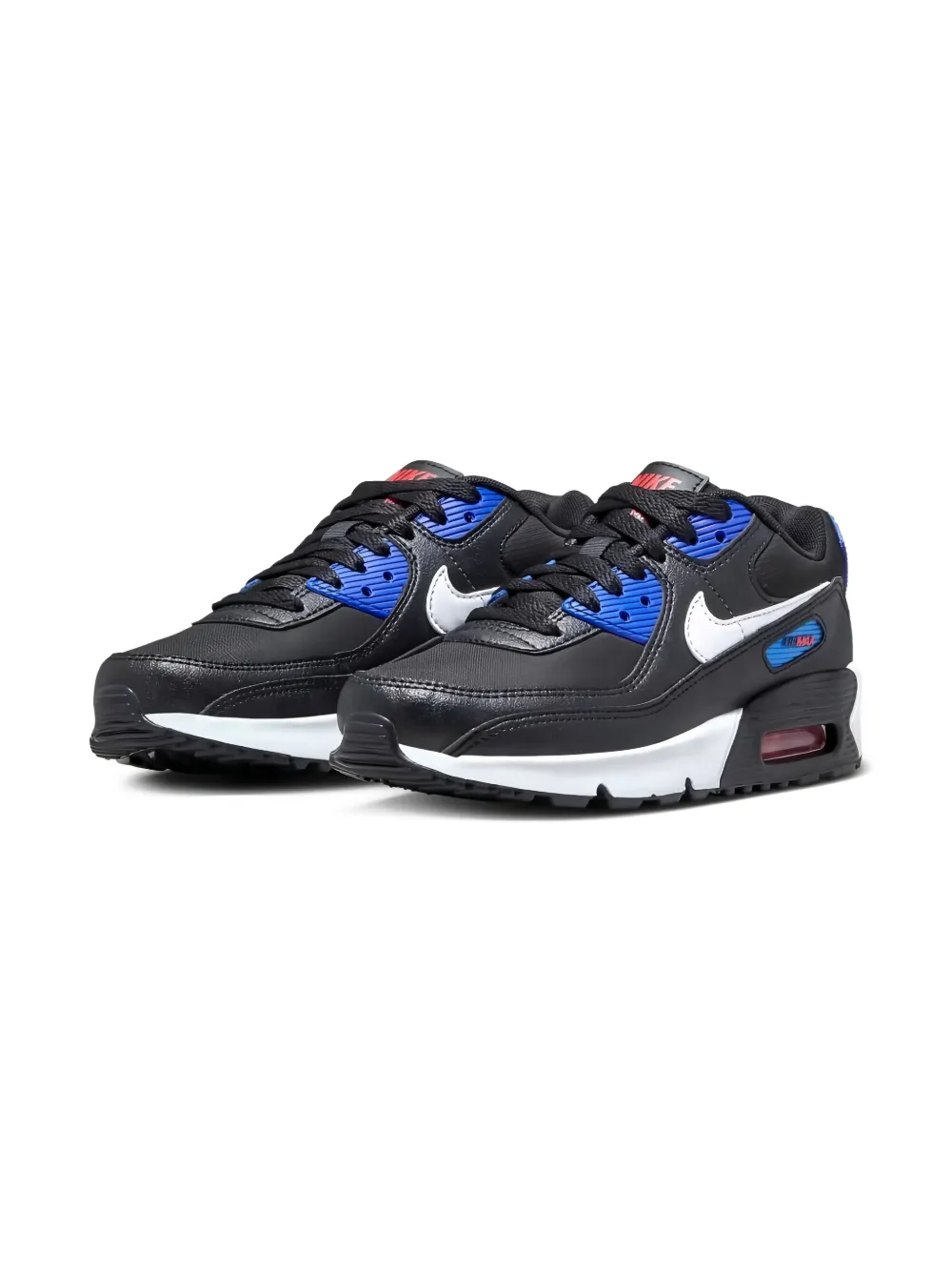 Nike Kids Air Max 90 Next Nature "Black/Racer Blue" スニーカー - ブラック Nike Kids Air Max 90 Next Nature "Black/Racer Blue" スニーカー - ブラック