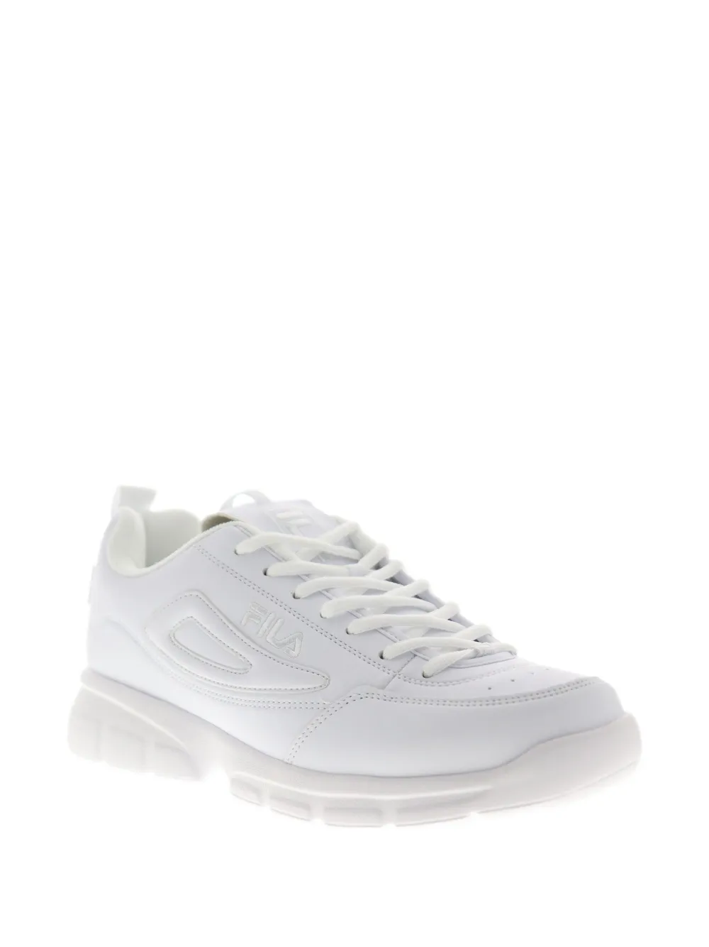 Fila Disruptor Se "triple White" Sneakers In White