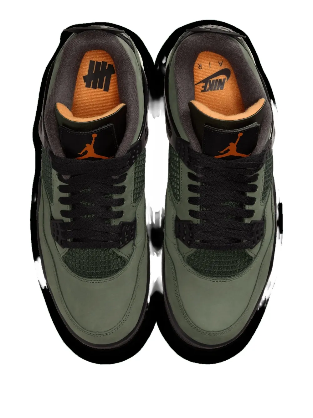 Jordan x UNDEFEATED 4 Retro sneakers Groen