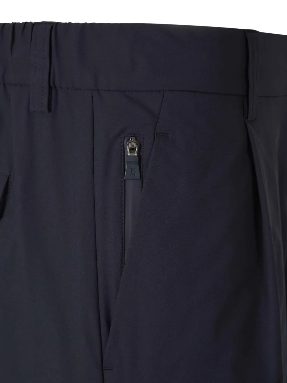 Herno Geplooide shorts Blauw