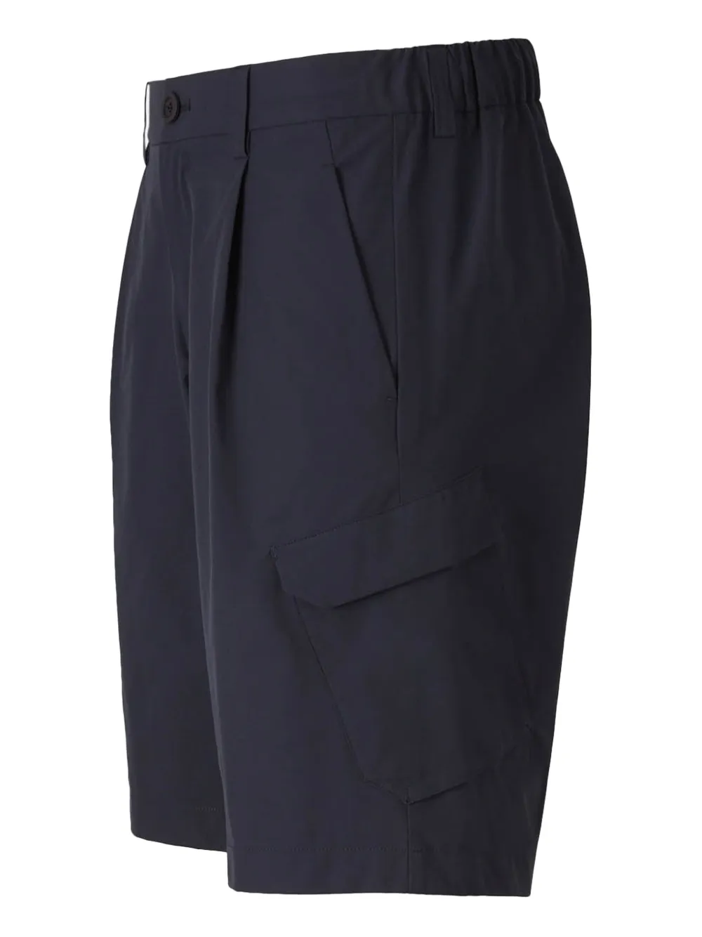 Herno Geplooide shorts Blauw