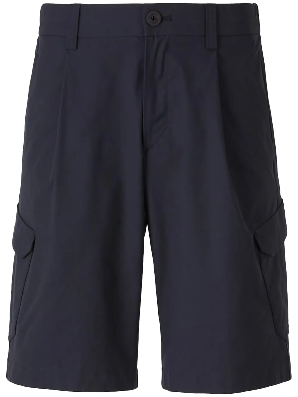 Herno bermudas con pinzas | azul | Image 1