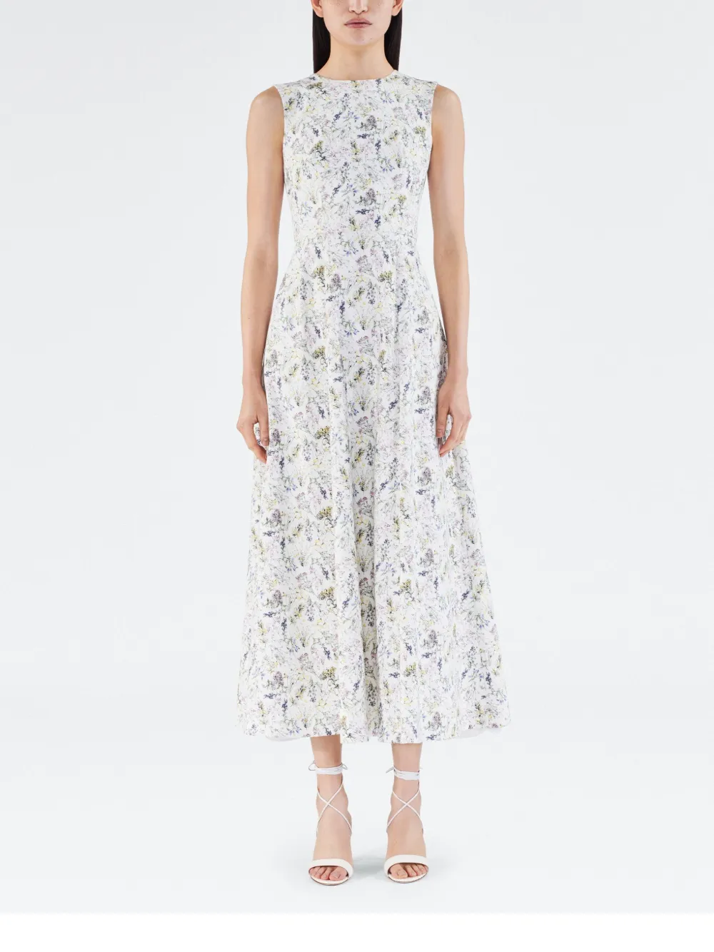 Adam Lippes Eloise midi dress - Wit