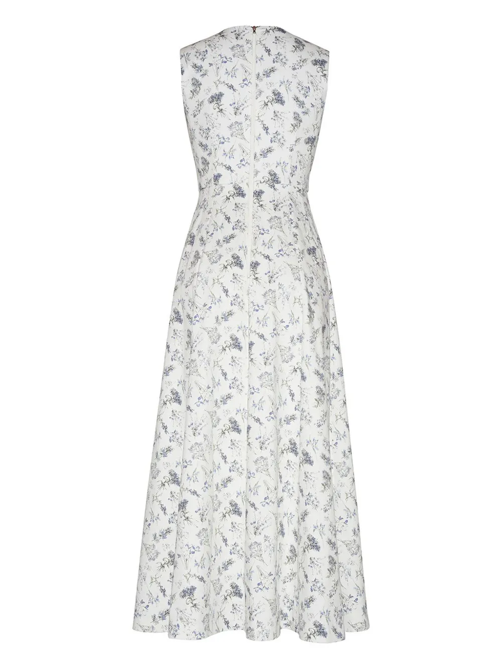 Adam Lippes Eloise midi-jurk Wit
