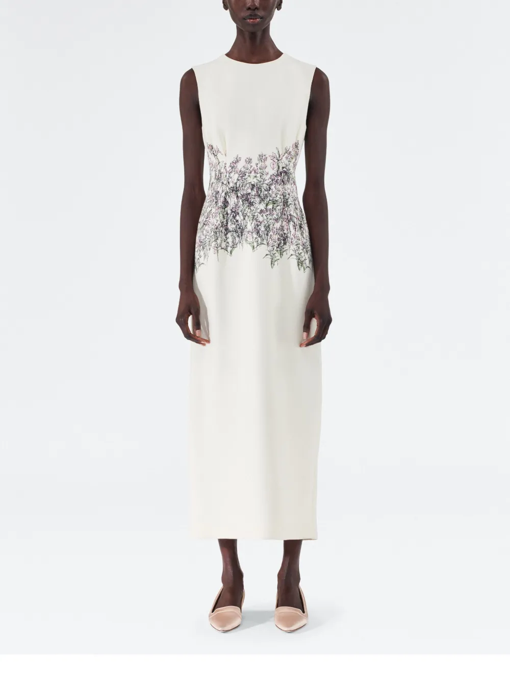 Adam Lippes Ophelia midi dress - Wit