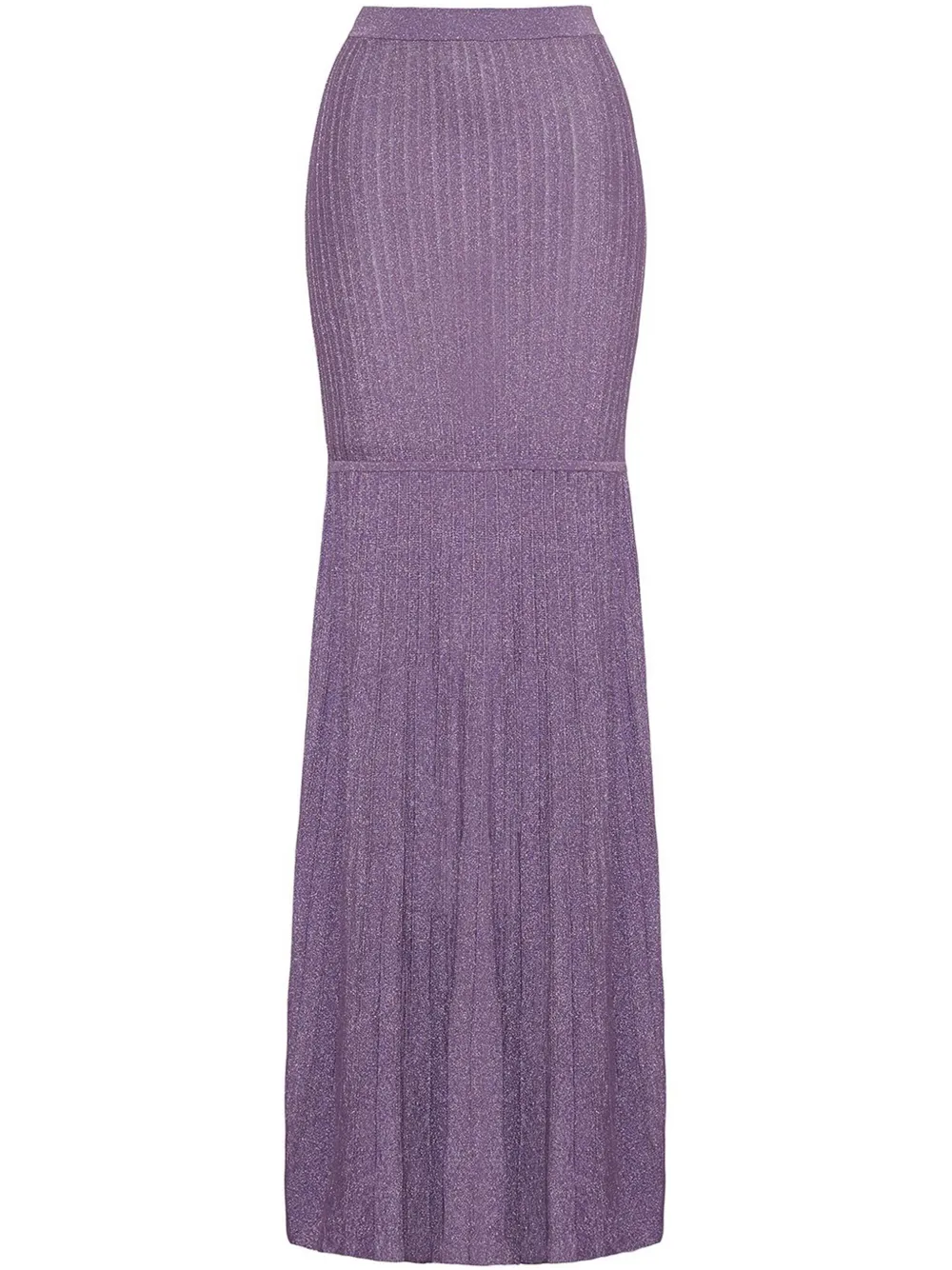 Adam Lippes falda larga tejida | morado | Image 1