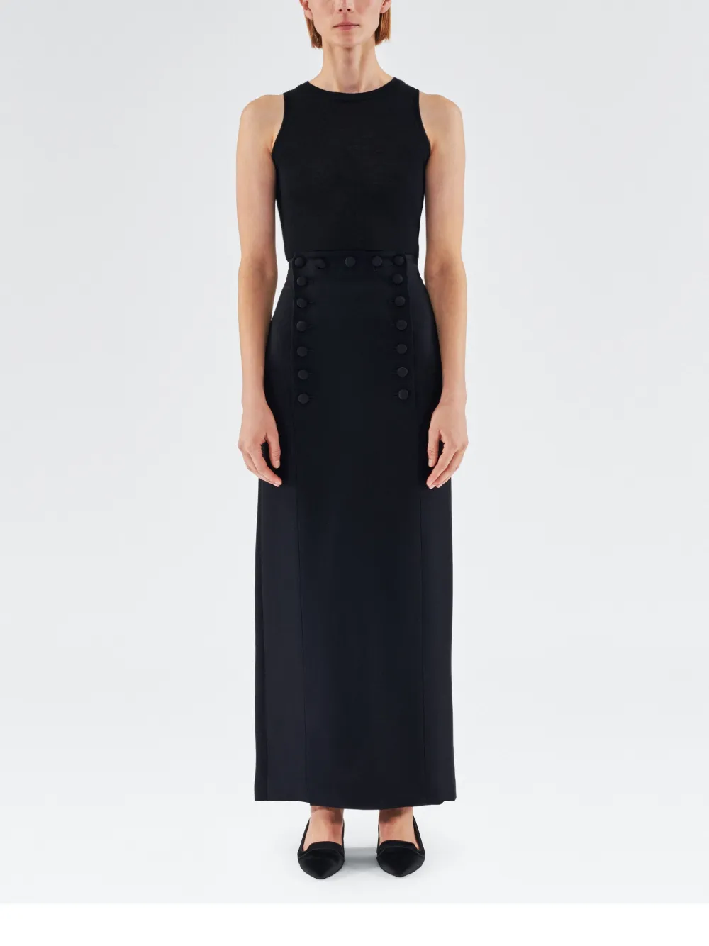 Adam Lippes Reid maxi skirt - Zwart