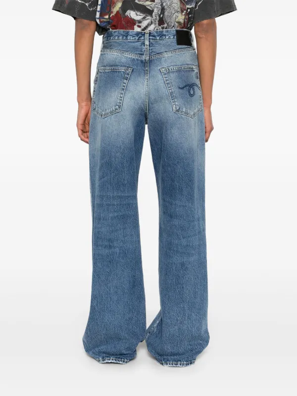 R13 D'arcy Jeans | Blue | FARFETCH BH