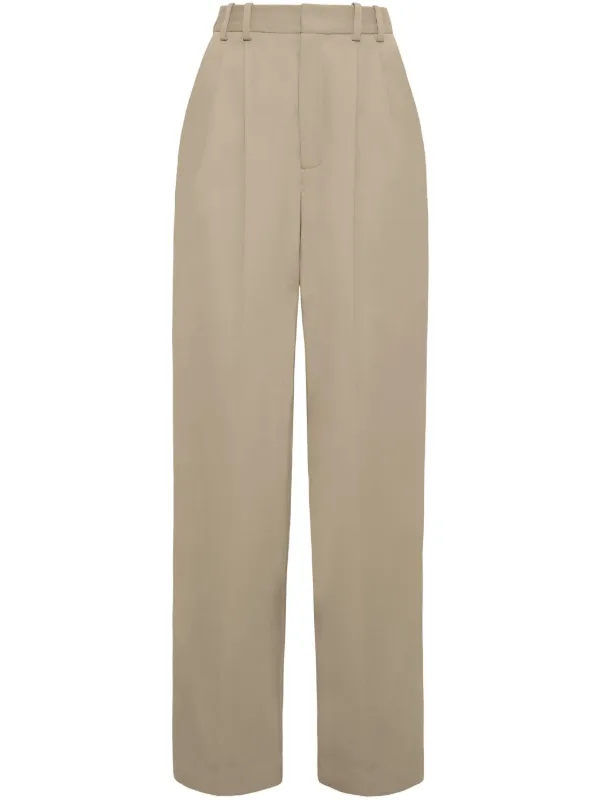 Adam Lippes Nichols Trousers in Neutrals