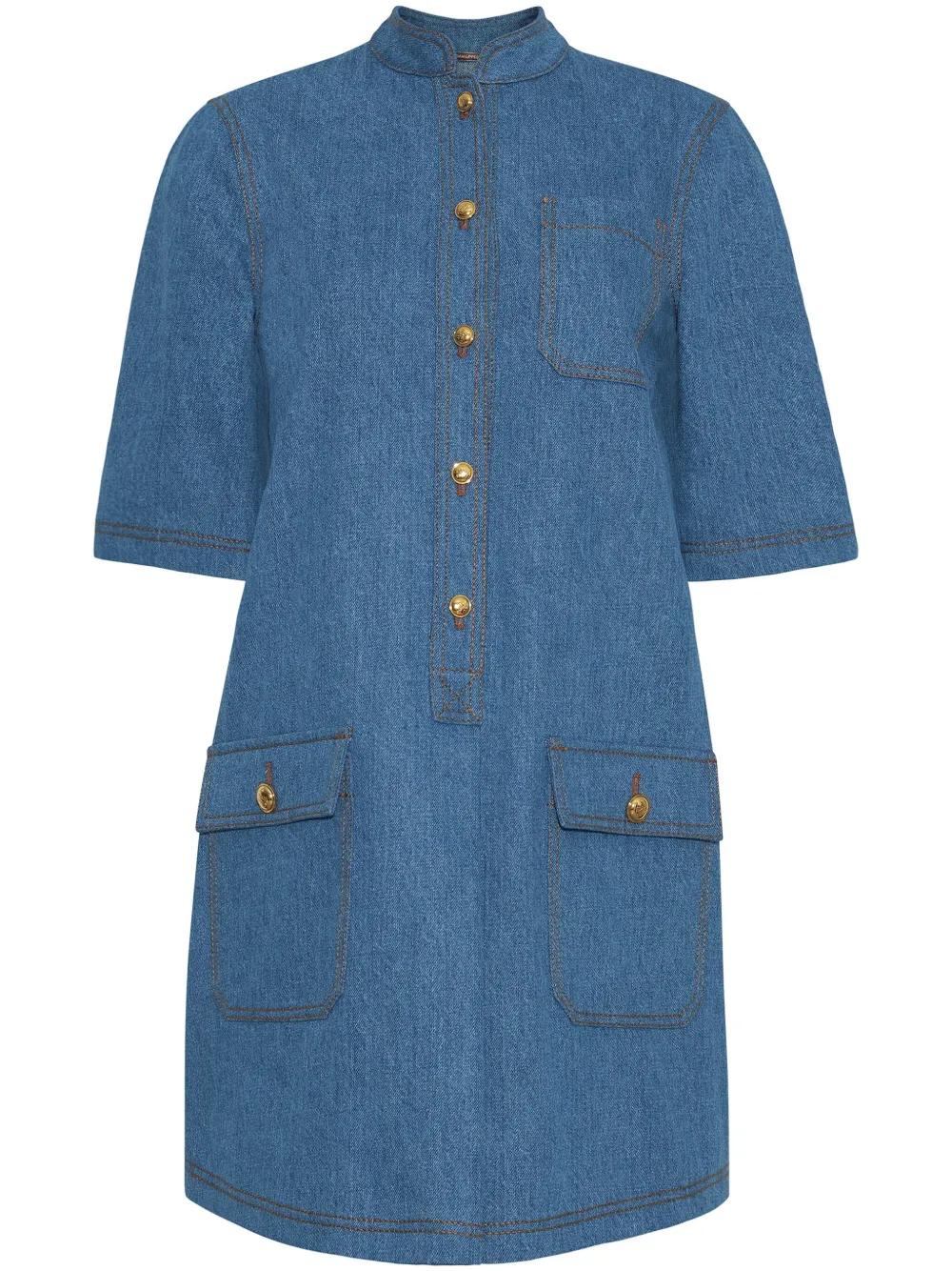 Adam Lippes Lauder mini dress | Blue | Image 1