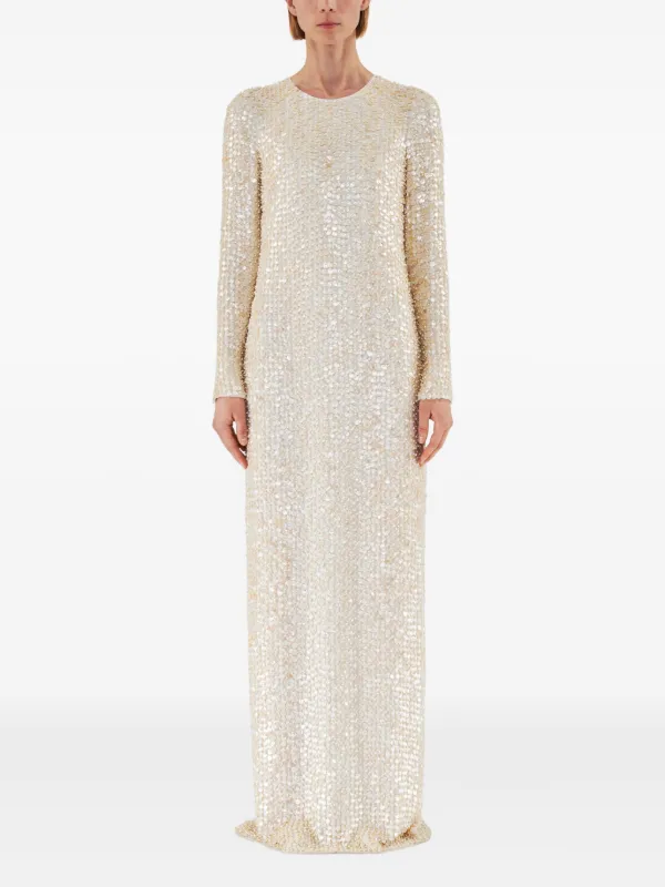 Adam Lippes Jamie Maxi Dress - Neutrals