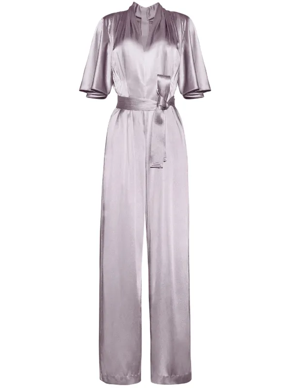 Adam Lippes Nansi Jumpsuit in Purple