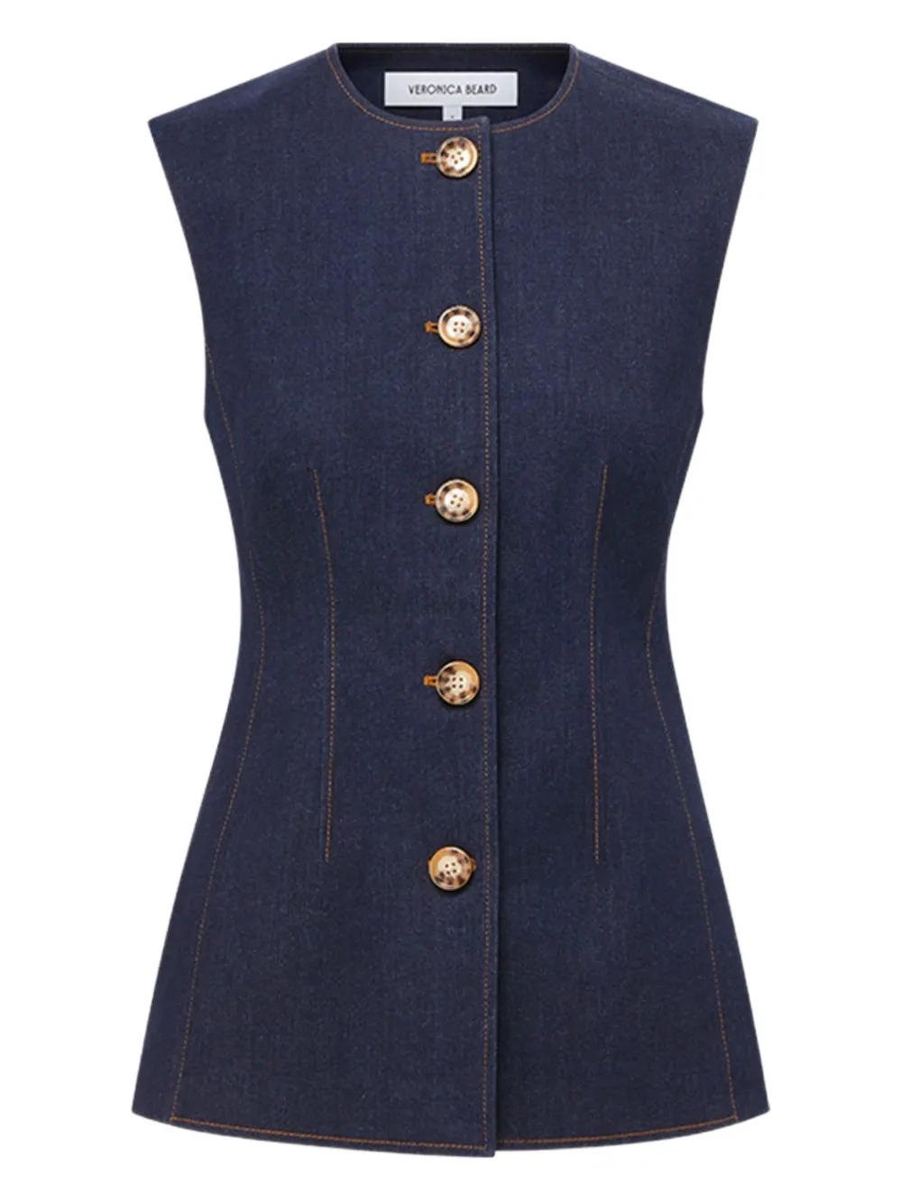 Veronica Beard Jessup gilet Blauw
