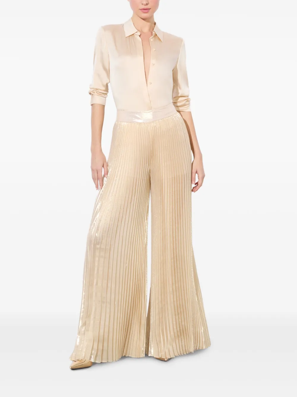 alice + olivia Rosalie palazzo pants - Beige