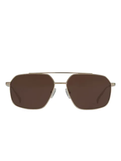 Alexander McQueen Eyewear logo-engraved sunglasses 