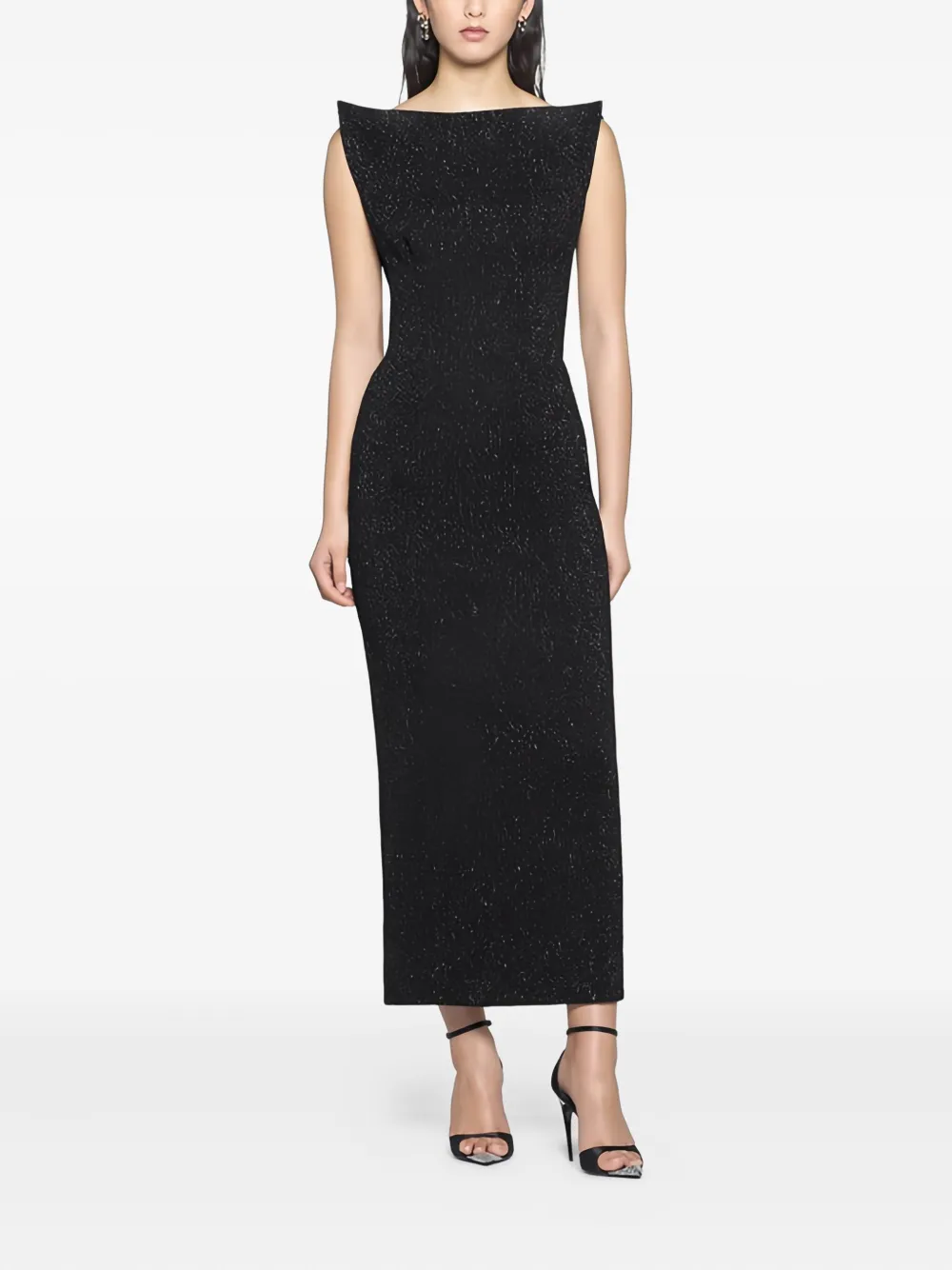 Maticevski Singular maxi-dress - Zwart