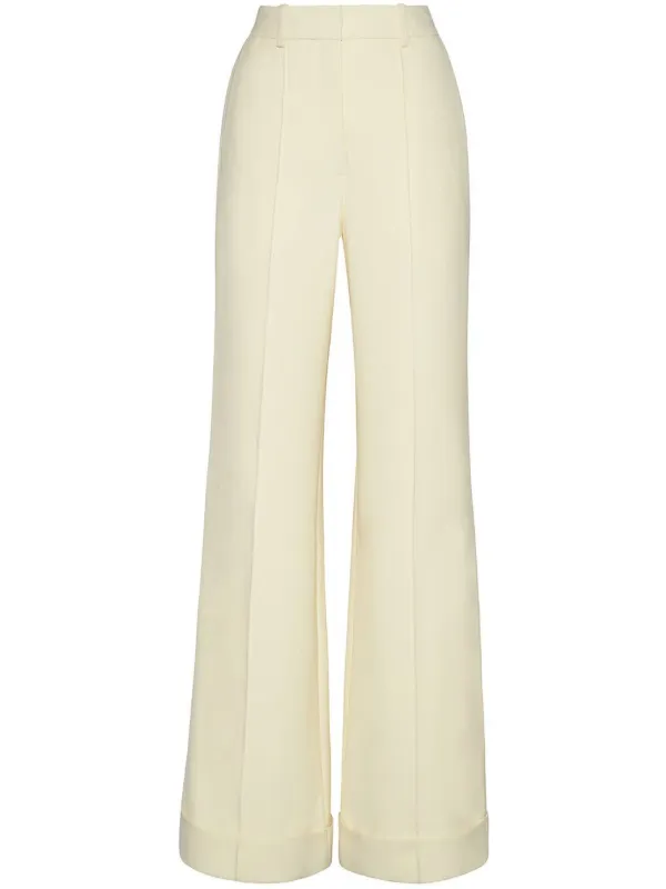 Adam Lippes Deeda Trousers in Yellow