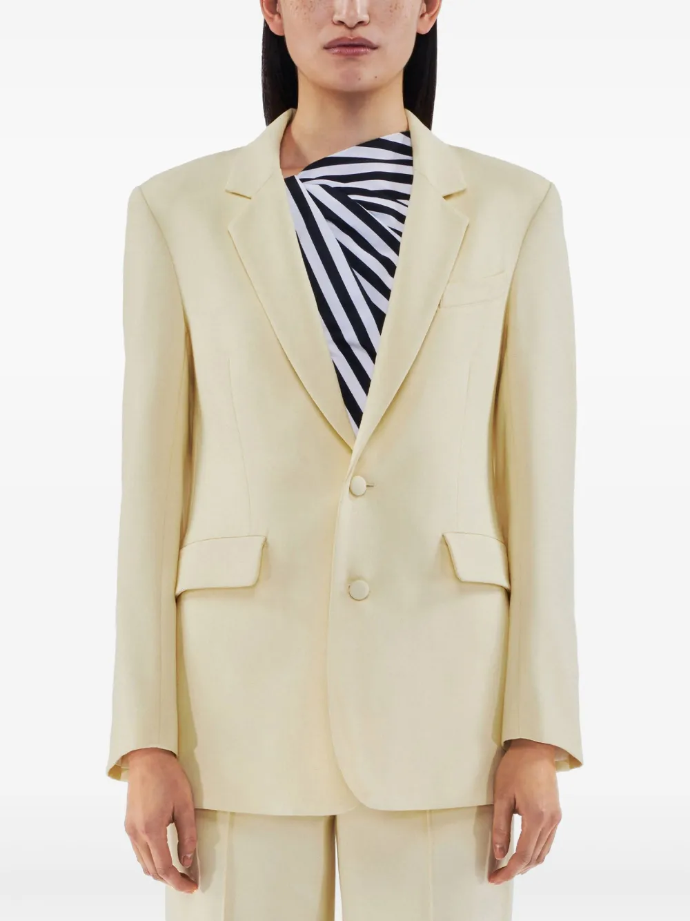 Adam Lippes Harris blazer - Geel