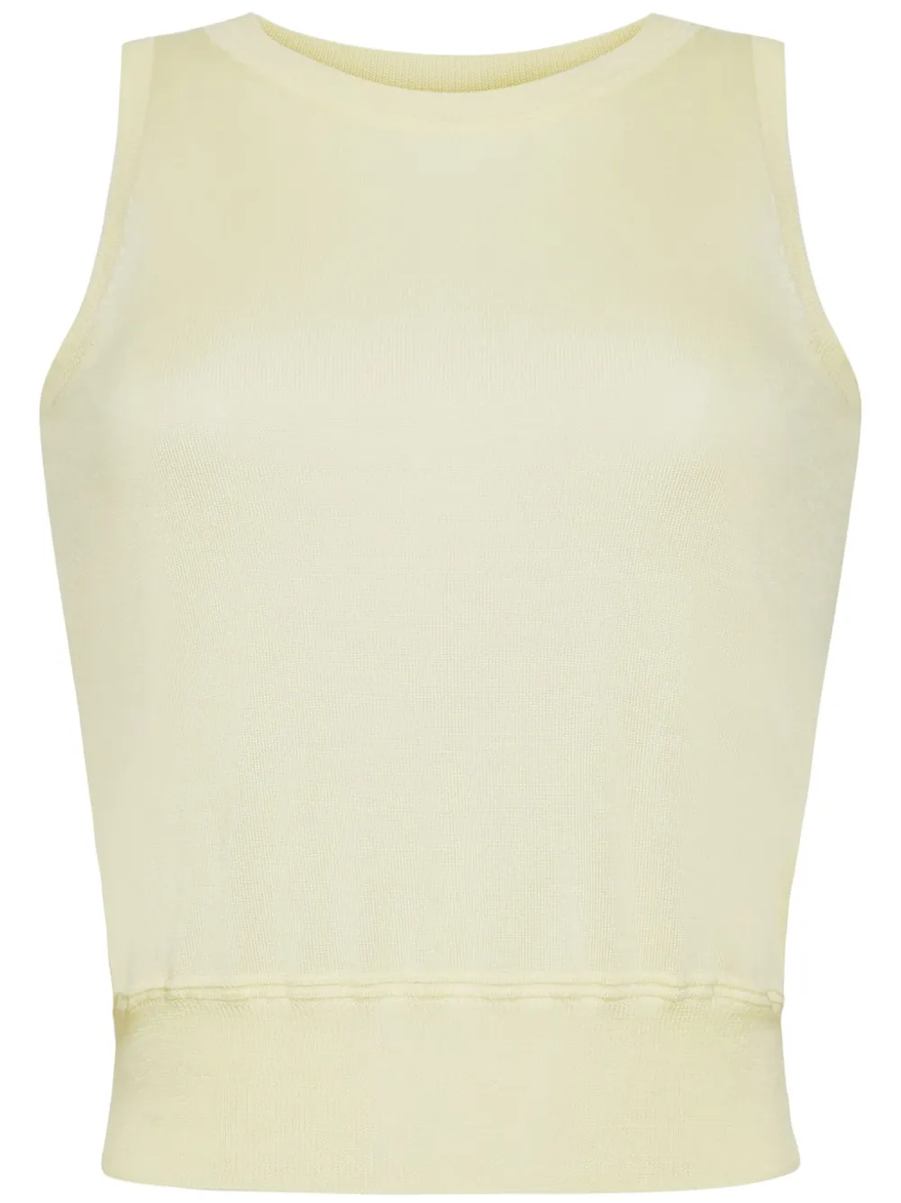 Shell fine-knit top