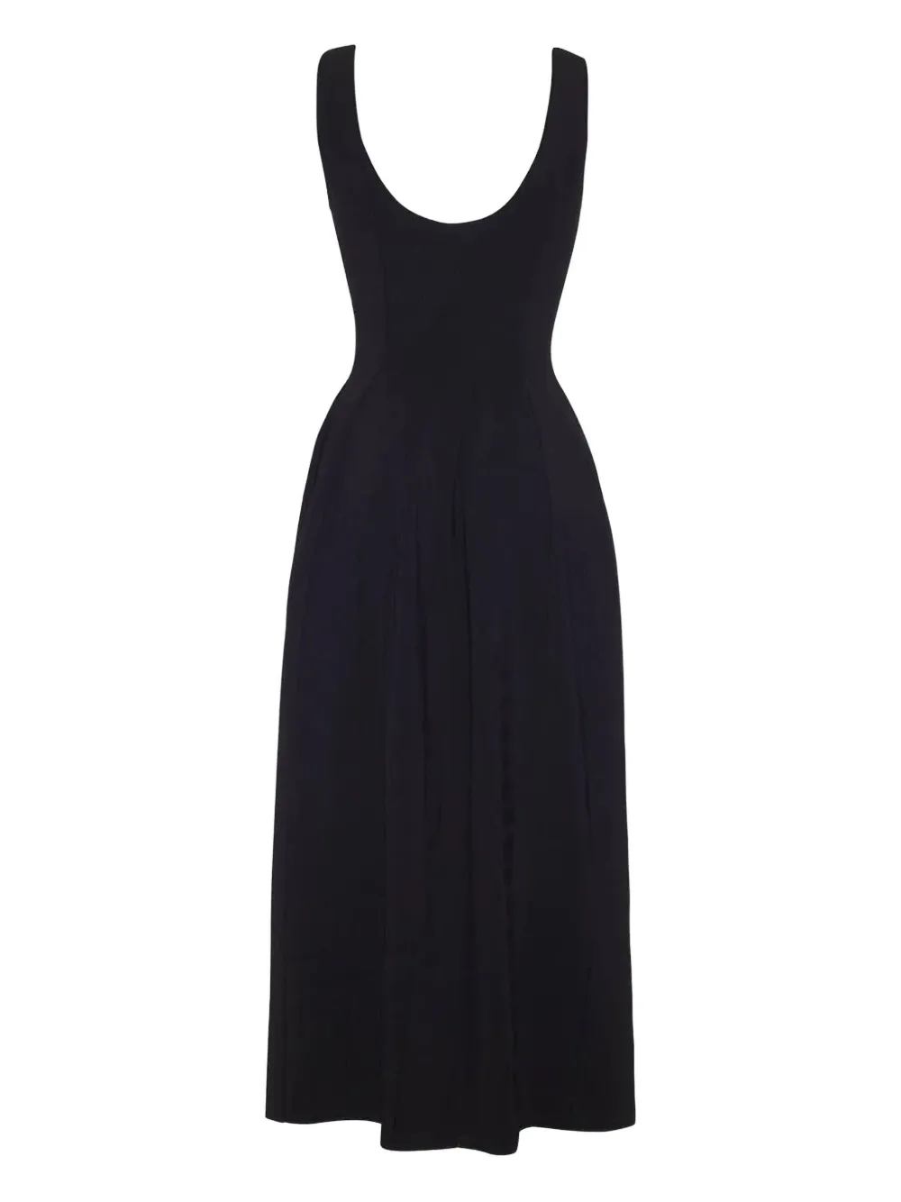 Adam Lippes Luccila Silk Midi Dress In Black