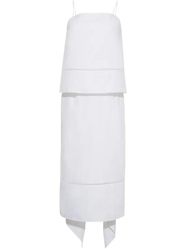 Adam Lippes Tenney Dress in White
