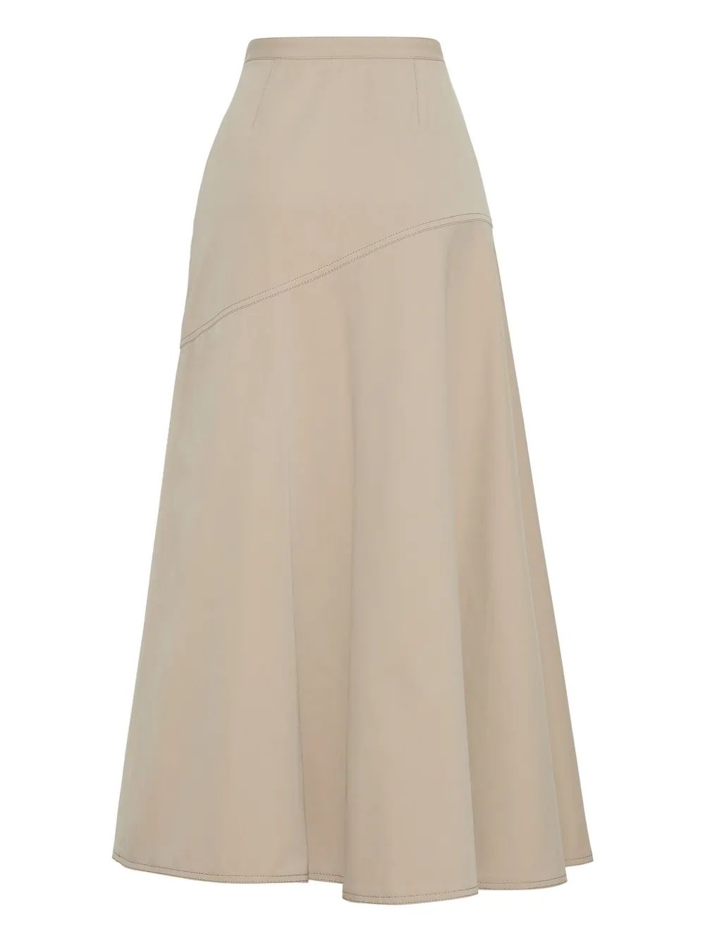 Adam Lippes Tess midi-rok - Beige