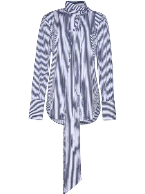 Blouse en popeline Lee à rayures - Adam Lippes - Modalova