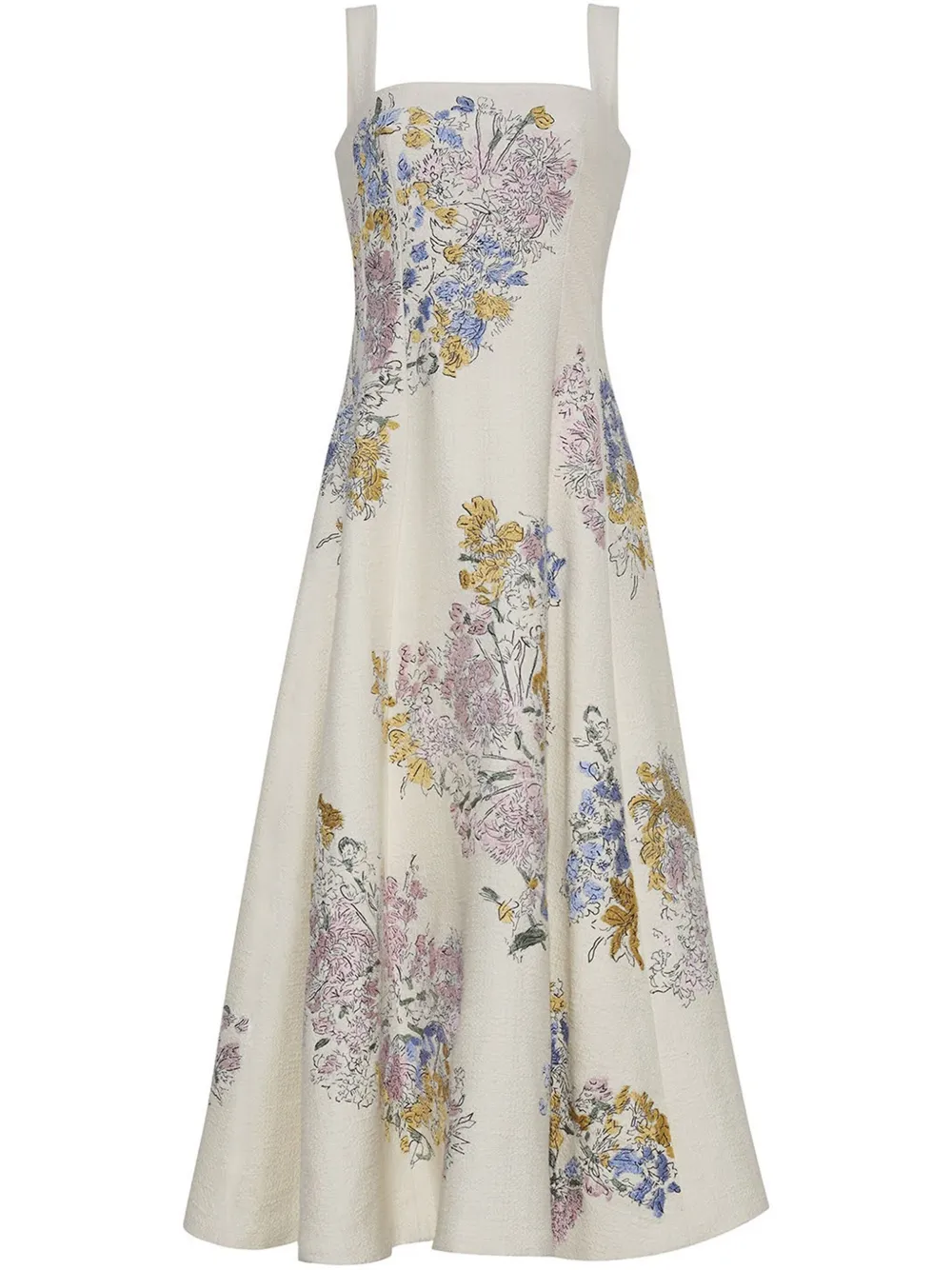 Adam Lippes Bella midi dress | Neutrals | Image 1